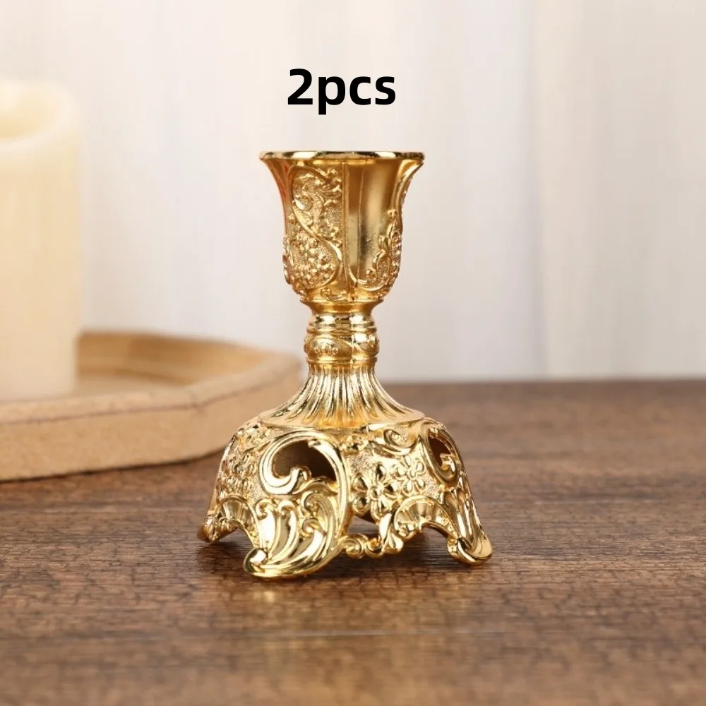 European Classical Style Tabletop Candle Holders Retro Exquisite 10/16/18cm Candlelight Dinner Props Metal Home Decoration
European Classical Style Tabletop Candle Holders Retro Exquisite 10/16/18cm Candlelight Dinner Props Metal Home Decoration