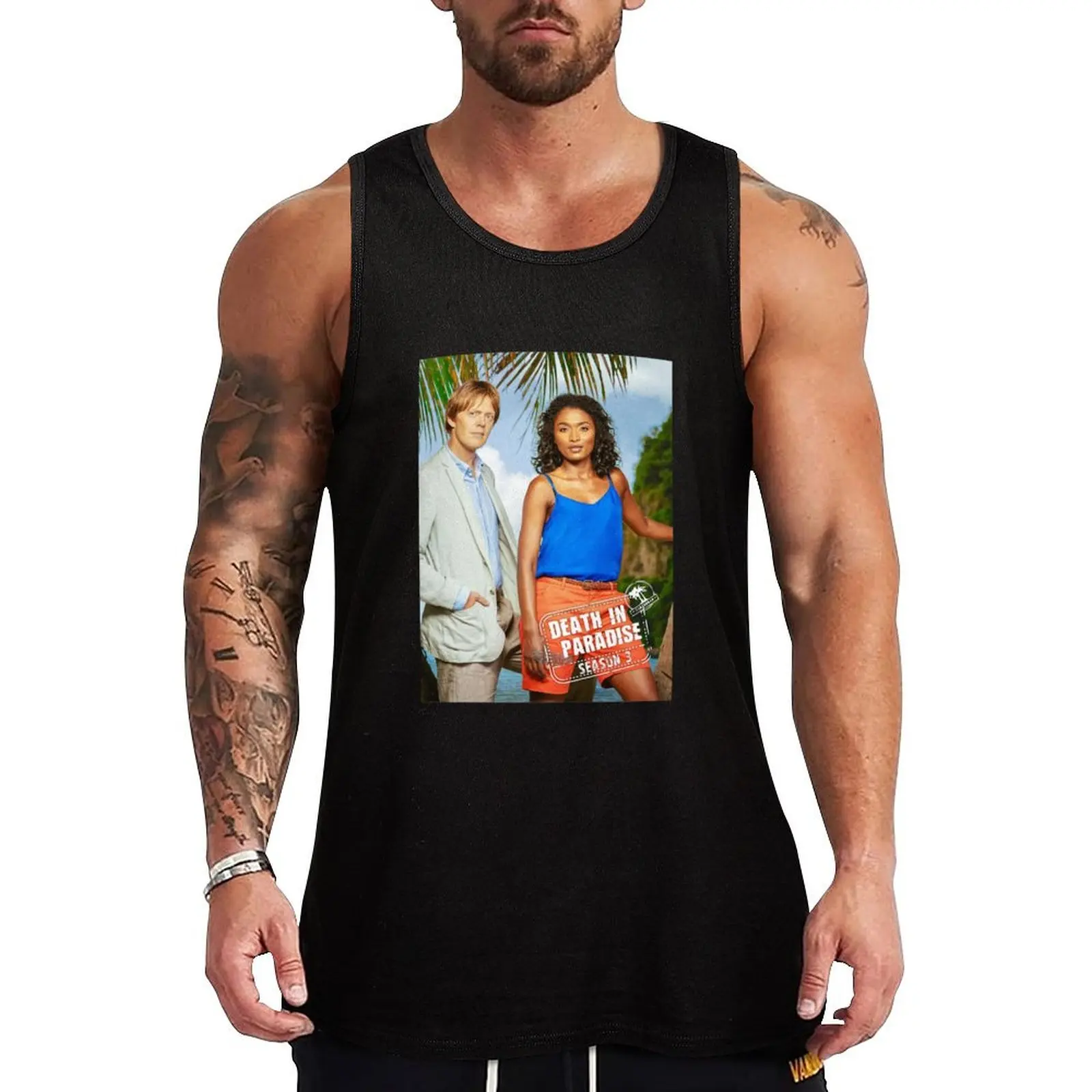 A Mysterious Magazine Little Richard Death In Paradise Bbc Season 3 Carl Cox Tank Top Men's t-shirts Man sleeveless shirt
A Mysterious Magazine Little Richard Death In Paradise Bbc Season 3 Carl Cox Tank Top Men's t-shirts Man sleeveless shirt