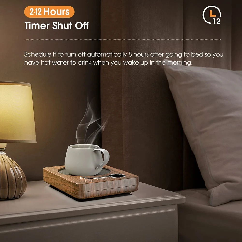 N10R-подогреватель кофейных кружек для стола, таймер 2-12 часов, автоматическое отключение, электрическая грелка для чашек для офиса и домашнего использования, вилка европейского стандарта 
N10R-подогреватель кофейных кружек для стола, таймер 2-12 часов, автоматическое отключение, электрическая грелка для чашек для офиса и домашнего использования, вилка европейского стандарта