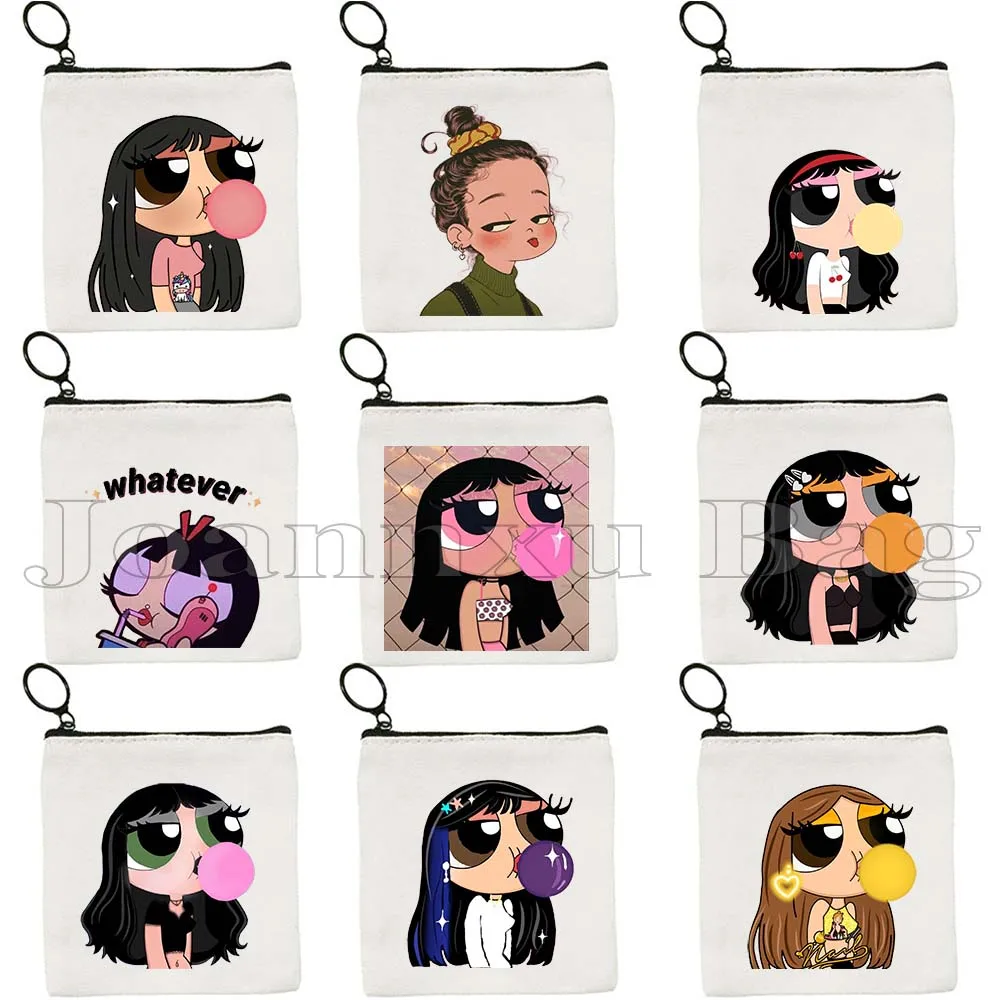 Aesthetic Cute Pink Powerpuff Canvas Coin Purse Canvas Bag Girls Cartoon Small Square Key Storage Card Bag Wallet Zipper Pouch
Aesthetic Cute Pink Powerpuff Canvas Coin Purse Canvas Bag Girls Cartoon Small Square Key Storage Card Bag Wallet Zipper Pouch