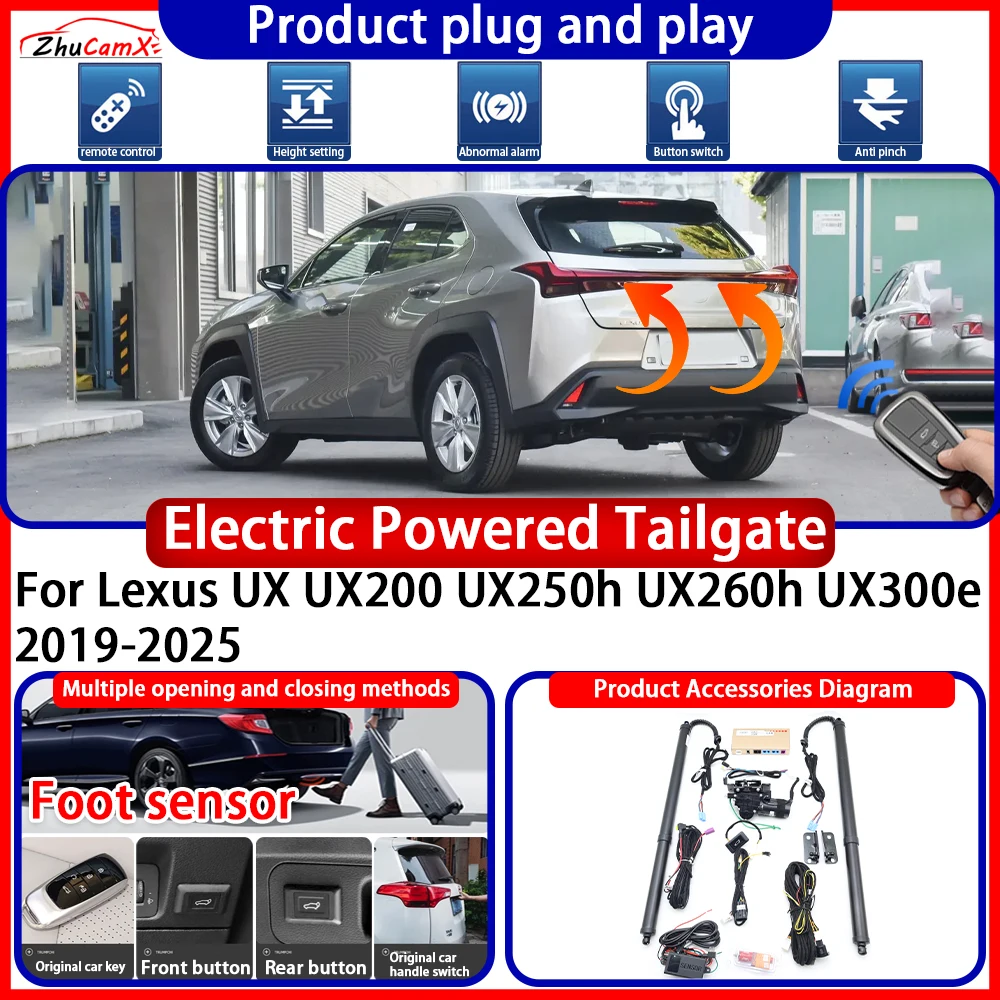 OEM Powered Tailgate for Lexus UX UX200 UX250h UX260h UX300e 2019-2025 anti pinch Smart Intelligent Trunk Control Gate Lift Kit
OEM Powered Tailgate for Lexus UX UX200 UX250h UX260h UX300e 2019-2025 anti pinch Smart Intelligent Trunk Control Gate Lift Kit