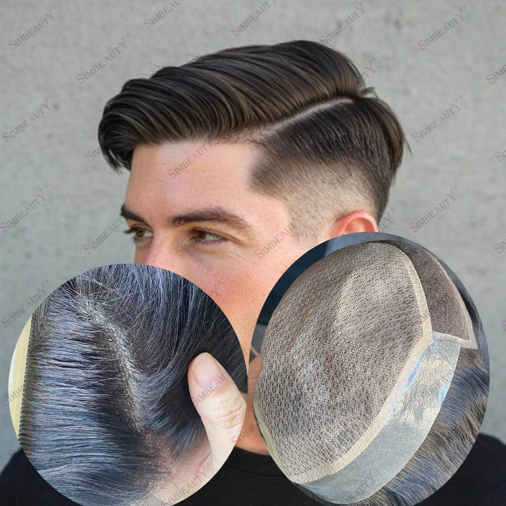 Natural Brown Black Men's Human Hair Toupee Breathable Silk Top Lace Front Virgin Hair Protese Capilar Super Durable Silk Base
Natural Brown Black Men's Human Hair Toupee Breathable Silk Top Lace Front Virgin Hair Protese Capilar Super Durable Silk Base