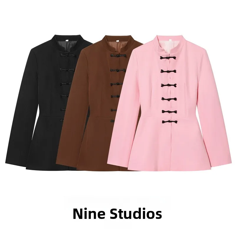 NINE ZAR Women's Long Sleeve Suit Jacket Waist-Cinching Rope Knot Button Slim Fit Stylish Polyester Business Casual Top
NINE ZAR Women's Long Sleeve Suit Jacket Waist-Cinching Rope Knot Button Slim Fit Stylish Polyester Business Casual Top