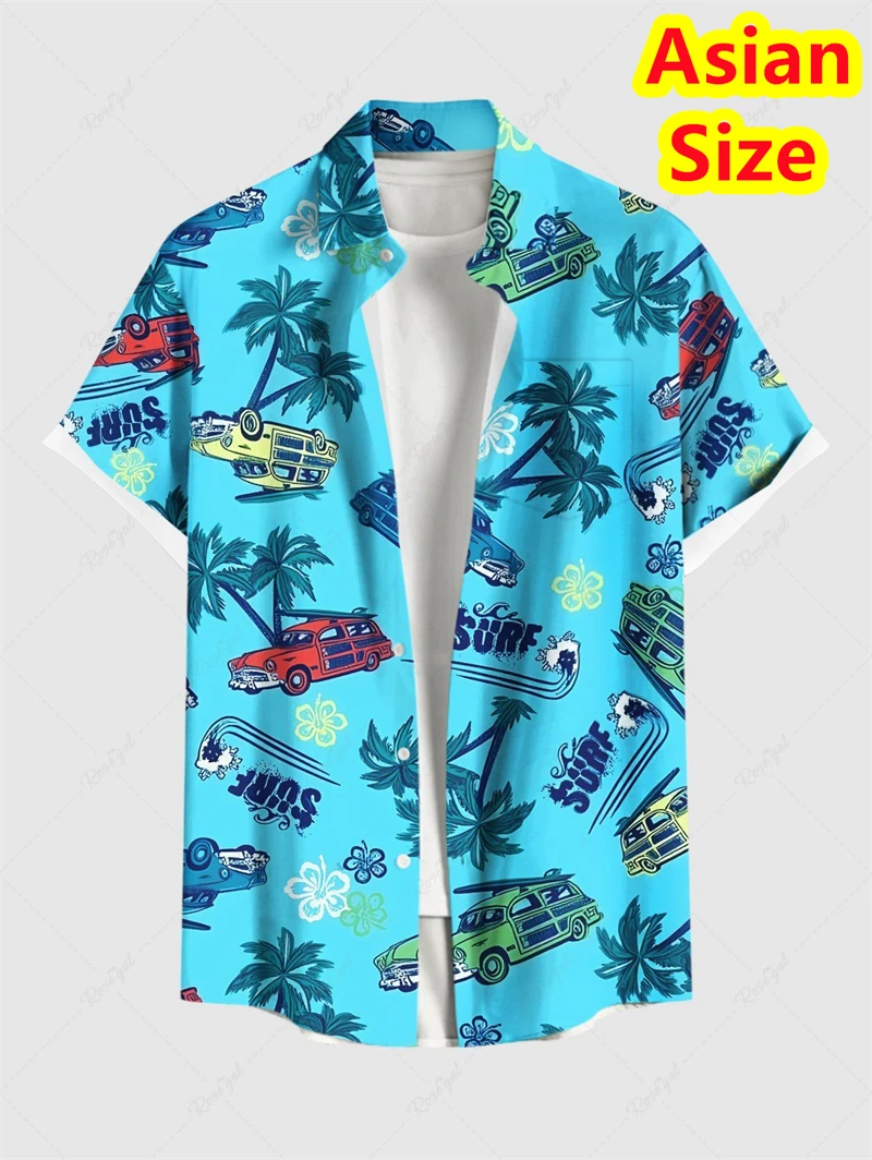 Summer Plus Size Man Shirts 3D Print Hawaiian Shirts Button Up Beach Vacation Shirts Short Sleeve Shirts Casual Shirts For Men
Summer Plus Size Man Shirts 3D Print Hawaiian Shirts Button Up Beach Vacation Shirts Short Sleeve Shirts Casual Shirts For Men