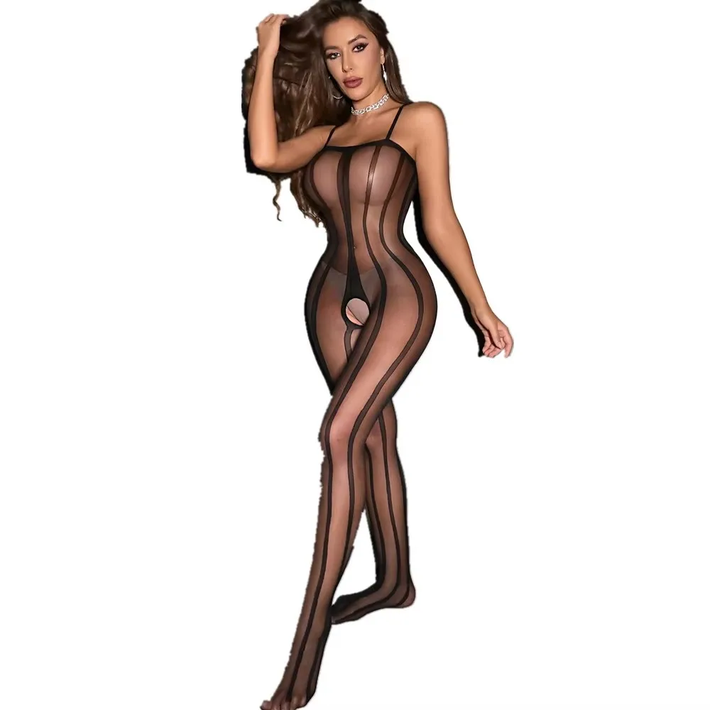 Sexy Adult Bodystocking Erotic Open Bra Crotchless Sleeveless Bodysuit Underwear Sleepwear Women Costumes Lingerie Porno AD301
Sexy Adult Bodystocking Erotic Open Bra Crotchless Sleeveless Bodysuit Underwear Sleepwear Women Costumes Lingerie Porno AD301