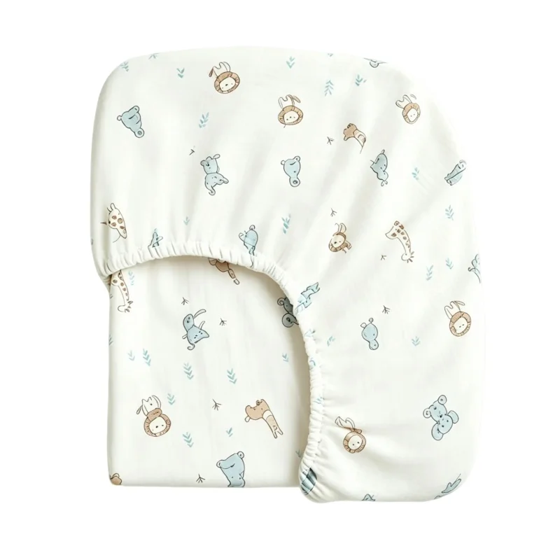 Crib Fitted Sheet Deep Pocket Elastic Fitted Bed Sheet Premium Cotton Wrinkle Resistant Mattress Protector Cover
Crib Fitted Sheet Deep Pocket Elastic Fitted Bed Sheet Premium Cotton Wrinkle Resistant Mattress Protector Cover