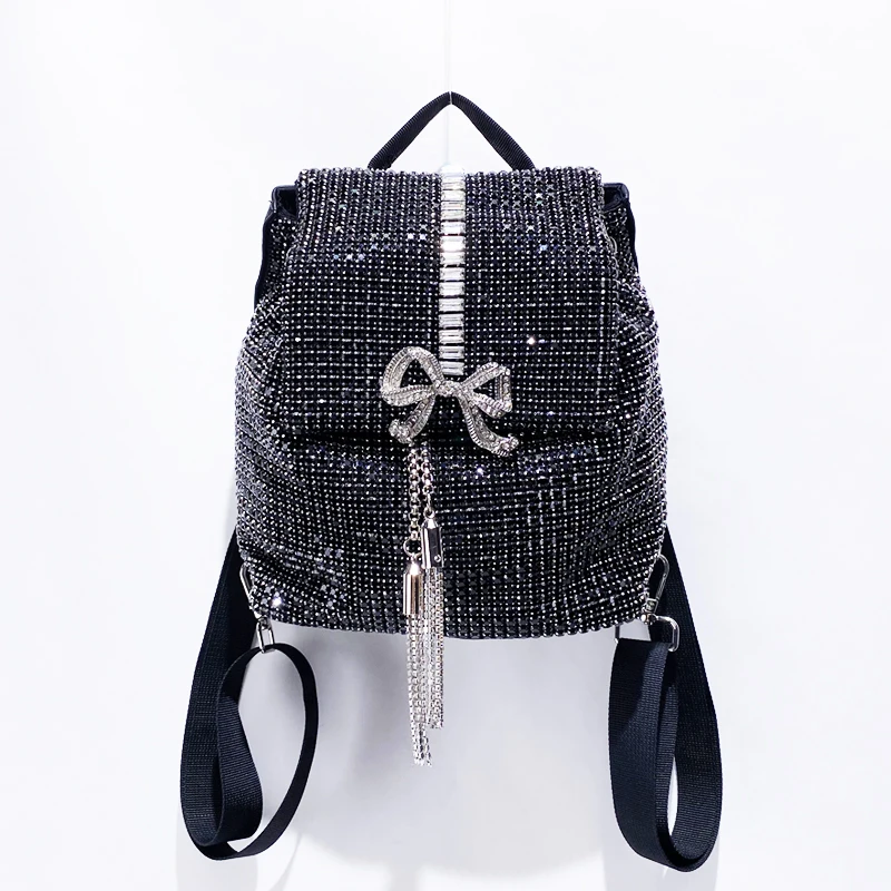 Fashion Shiny Backpacks For Women Luxury Designer Handbag Purses 2025 New In PC Mosaic Imitation Diamond Tassel Bow Shoulder Bag
Fashion Shiny Backpacks For Women Luxury Designer Handbag Purses 2025 New In PC Mosaic Imitation Diamond Tassel Bow Shoulder Bag