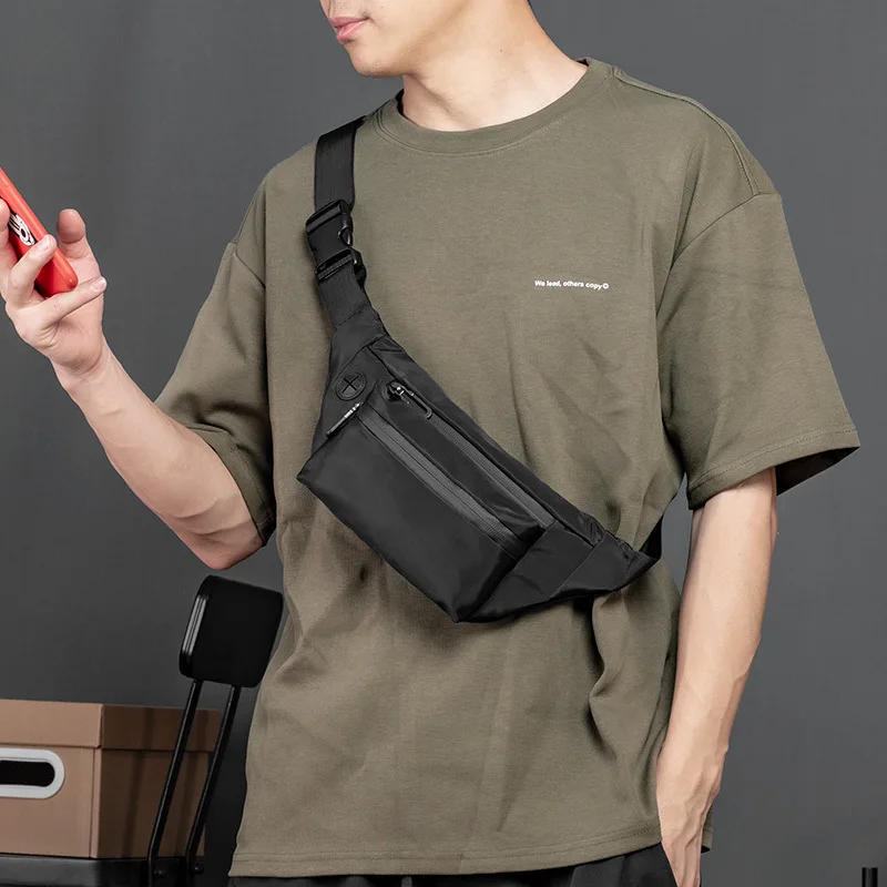 Waterproof Man Waist Bag Fashion Chest Pack Outdoor Fitness Crossbody Bag Casual Travel Fitness Male Bum Belt Bag For Men New
Waterproof Man Waist Bag Fashion Chest Pack Outdoor Fitness Crossbody Bag Casual Travel Fitness Male Bum Belt Bag For Men New