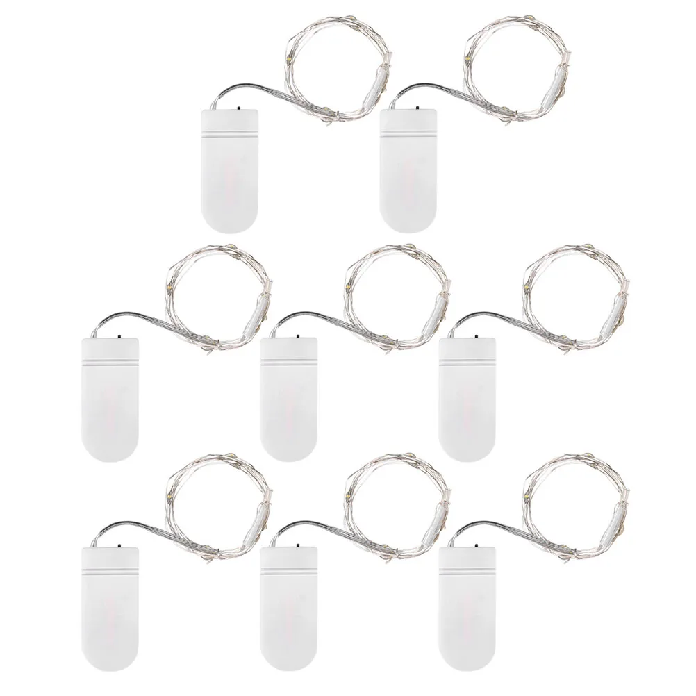 6pcs LED Copper Wire String Lights 2M 20 Bulbs Decorative for Wedding Party Bedroom Gifts Fairy Lights Reusable
6pcs LED Copper Wire String Lights 2M 20 Bulbs Decorative for Wedding Party Bedroom Gifts Fairy Lights Reusable