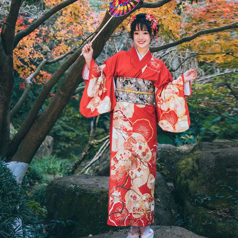 2026 Japanese Women Traditional Geisha Kimono Flower Print Robe Kimono Yukata With Obi Fashion Girl Cosplay Photography Clothing
2026 Japanese Women Traditional Geisha Kimono Flower Print Robe Kimono Yukata With Obi Fashion Girl Cosplay Photography Clothing