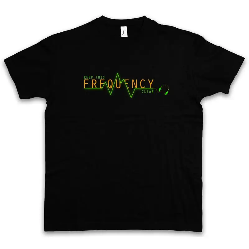 KEEP THIS FREQUENCY CLEAR T SHIRT Wireless Radio Operator Electro Techno DJ MC
KEEP THIS FREQUENCY CLEAR T SHIRT Wireless Radio Operator Electro Techno DJ MC