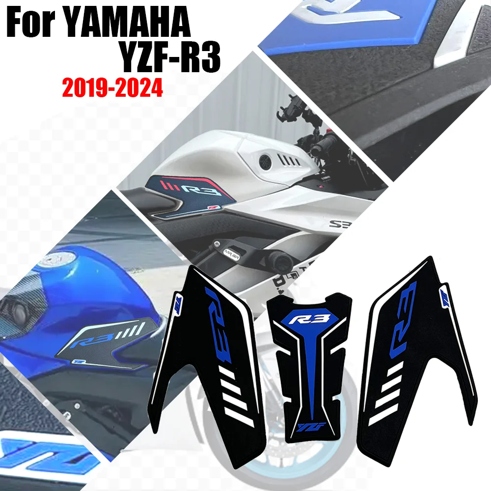 For Yamaha YZF-R3 YZFR3 Non-slip Rubber Fuel Tank Anti-slip protective Stickers Decal YamahaYZFR3 Accessories 2019 - 2024
For Yamaha YZF-R3 YZFR3 Non-slip Rubber Fuel Tank Anti-slip protective Stickers Decal YamahaYZFR3 Accessories 2019 - 2024