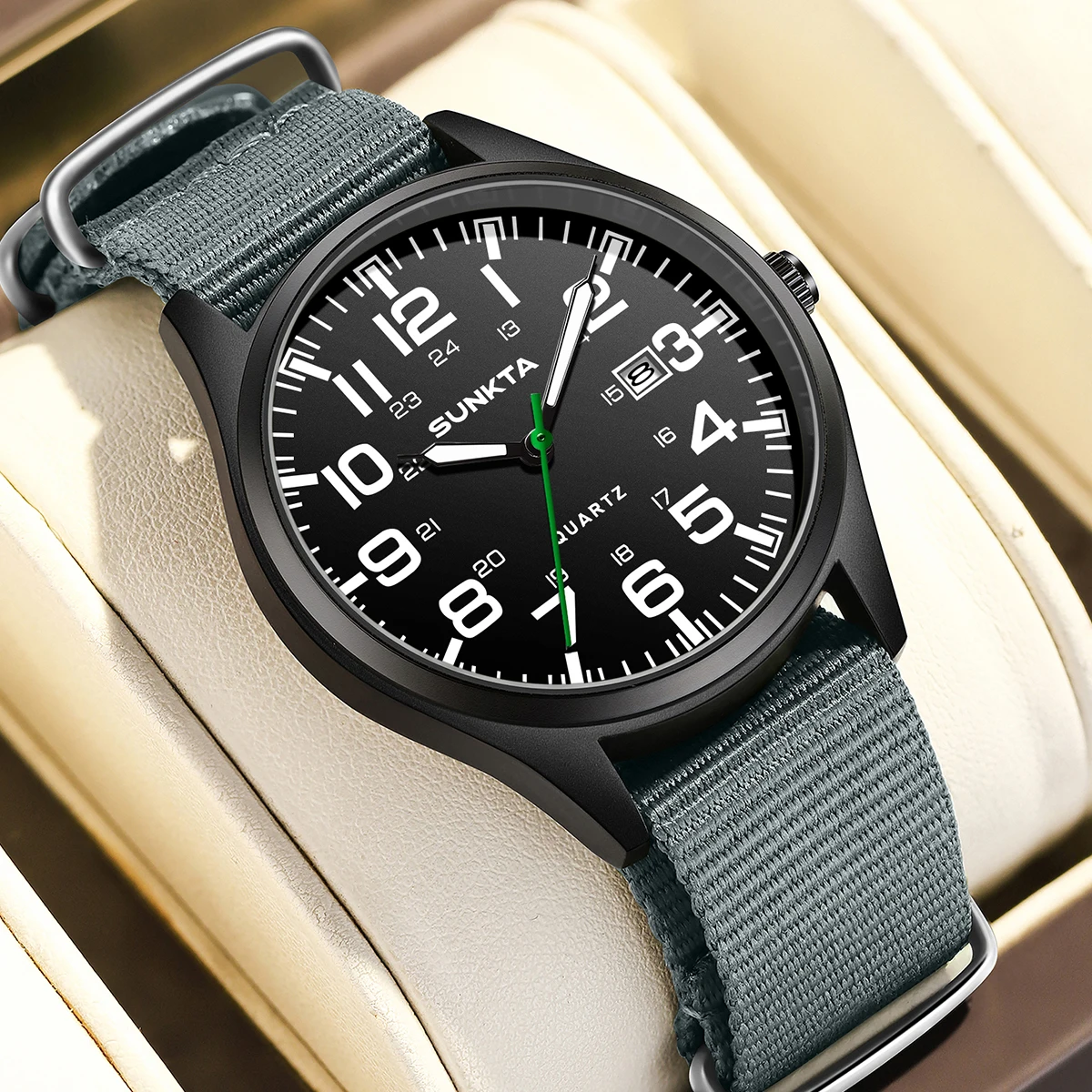 SUNKTA New Men Watch Top Brand Luxury Military Nylon Strap Quartz Wristwatches For Men Sports Waterproof Luminous Date Watch Men
SUNKTA New Men Watch Top Brand Luxury Military Nylon Strap Quartz Wristwatches For Men Sports Waterproof Luminous Date Watch Men