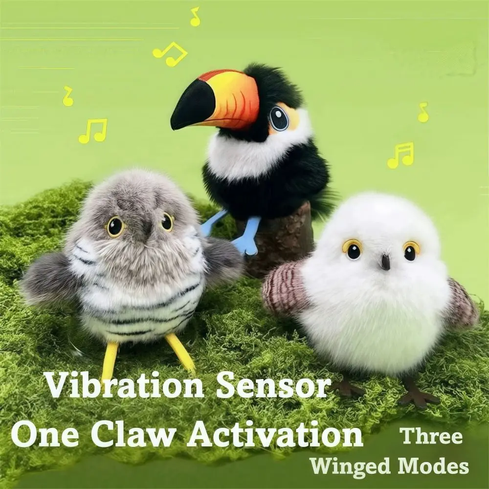Electric Flying Bird Cat Toy Induction Activation Vivid Chirping Interactive Chirping Bird Cat Toy Rechargeable Intelligent
Electric Flying Bird Cat Toy Induction Activation Vivid Chirping Interactive Chirping Bird Cat Toy Rechargeable Intelligent