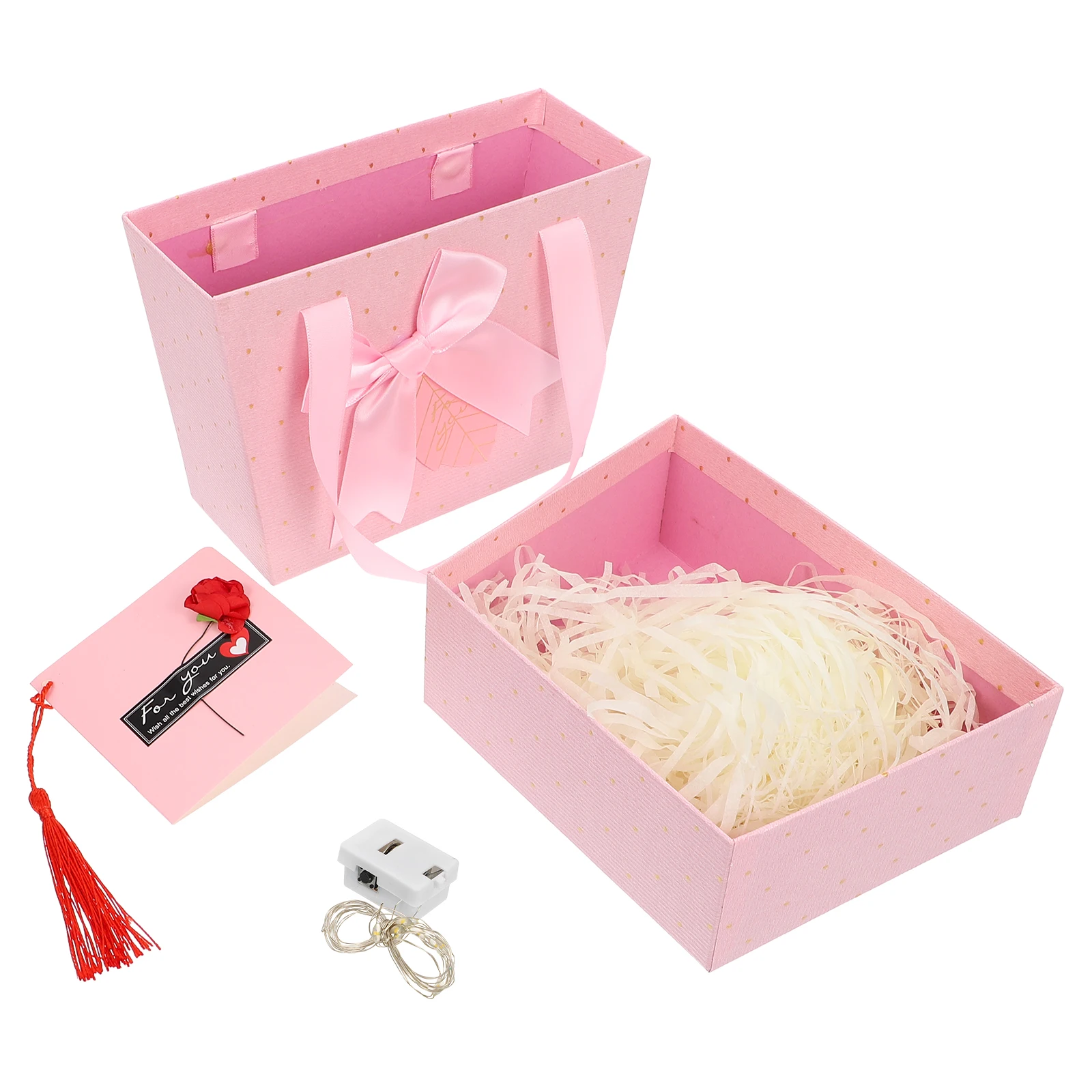 Elegant Gift Packaging Box Copper Wire LED Pink Romantic Valentine Present Storage for Watch Perfume Lipstick Chocolate Gift
Elegant Gift Packaging Box Copper Wire LED Pink Romantic Valentine Present Storage for Watch Perfume Lipstick Chocolate Gift