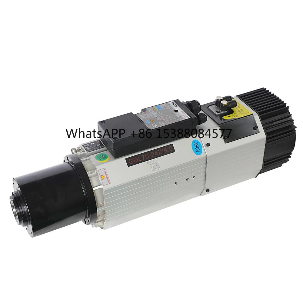 HQD 9KW ES929 ISO30 Air Cooled ATC Spindle Motor for CNC Wood Cutting Machine GDL70-24Z/9.0
HQD 9KW ES929 ISO30 Air Cooled ATC Spindle Motor for CNC Wood Cutting Machine GDL70-24Z/9.0