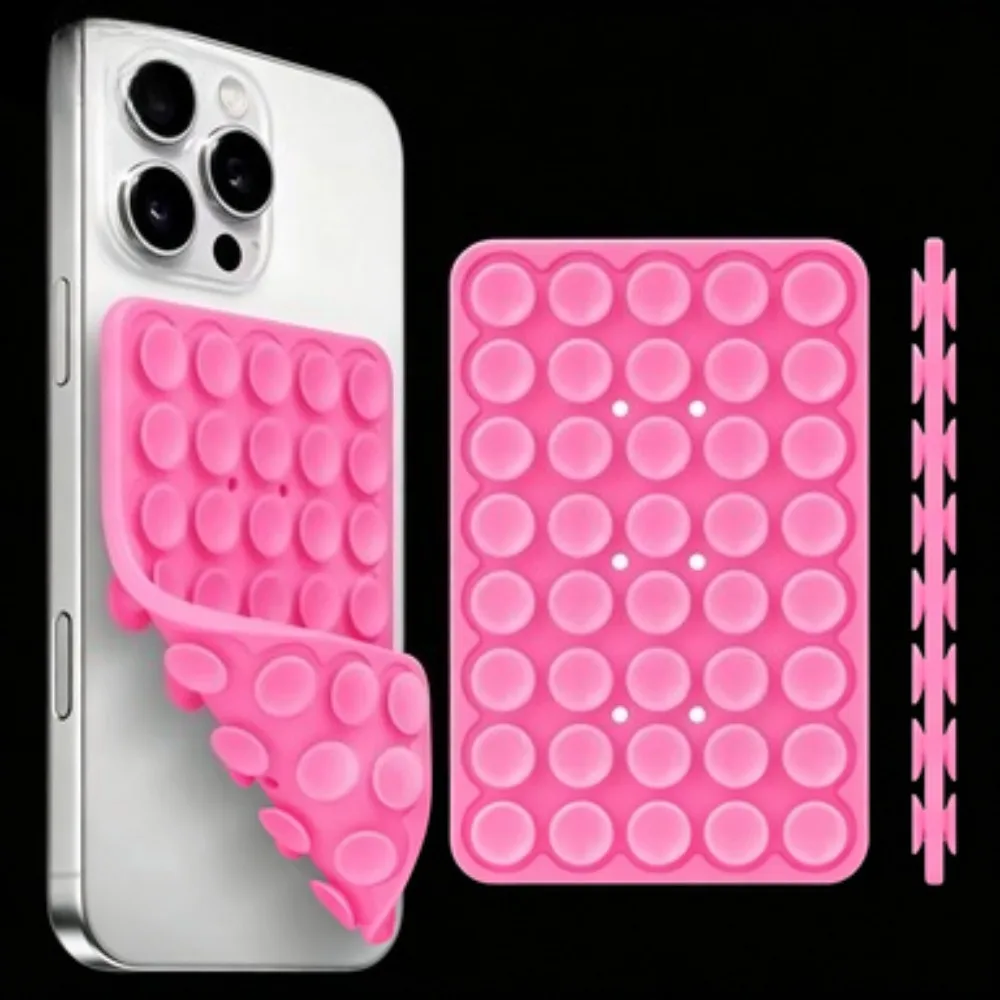 Silicone Suction Phone Holder Mat Multifunctional Suction Cup Wall Stand Square Anti-Slip Single-Sided Case Mount Back Sticker
Silicone Suction Phone Holder Mat Multifunctional Suction Cup Wall Stand Square Anti-Slip Single-Sided Case Mount Back Sticker