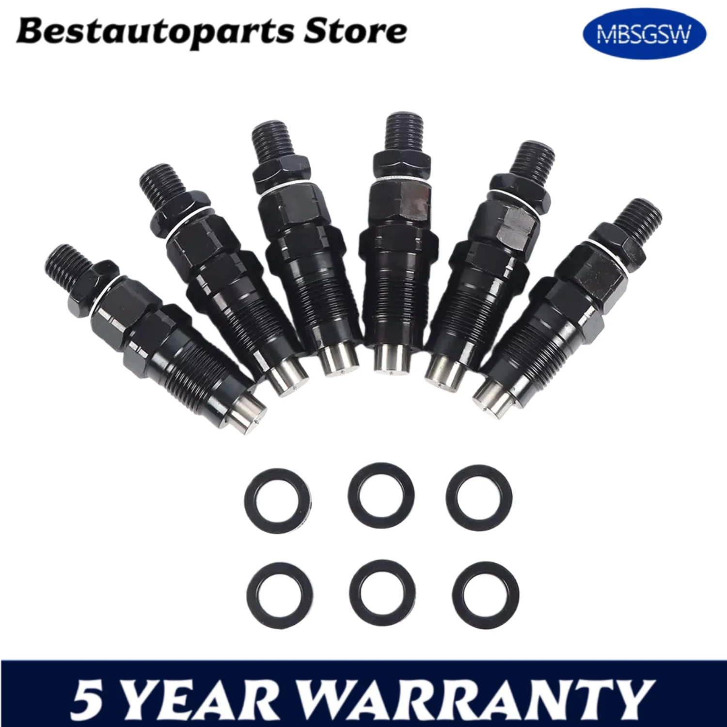 6PCS 1HZ Fuel Injectors Nozzle 23600-64050 093500-3400 For Toyota Landcruiser
6PCS 1HZ Fuel Injectors Nozzle 23600-64050 093500-3400 For Toyota Landcruiser