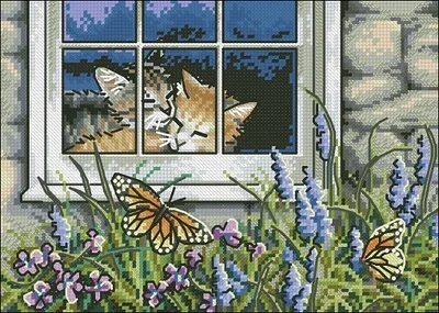 Window Cat Cross Stitch Kit Cross stich Kits Homfun Craft Cross Stich Decorations For Home Homefun
Window Cat Cross Stitch Kit Cross stich Kits Homfun Craft Cross Stich Decorations For Home Homefun
