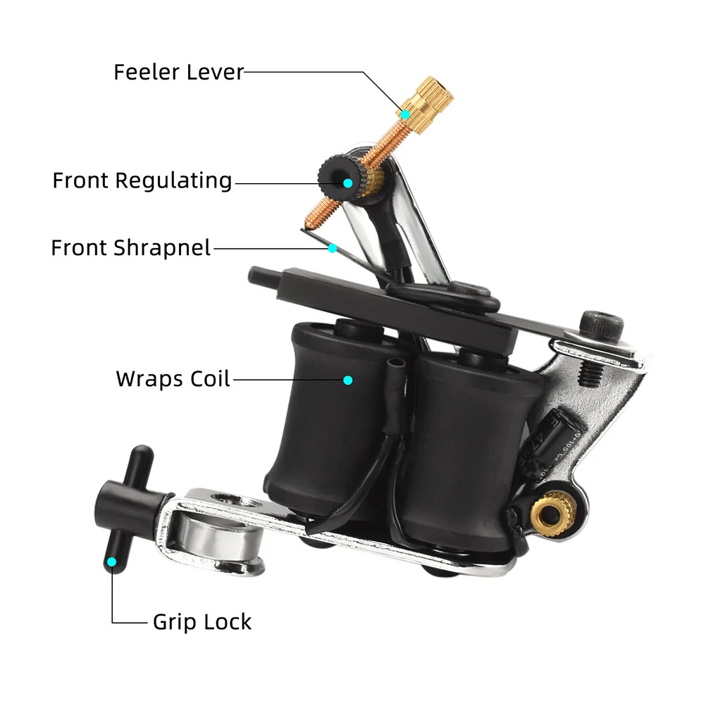 Tattooing Equipment Iron Tattoos Device High Quality Coil Winding Safe Application Clear Sound Portable and Durable 
Tattooing Equipment Iron Tattoos Device High Quality Coil Winding Safe Application Clear Sound Portable and Durable