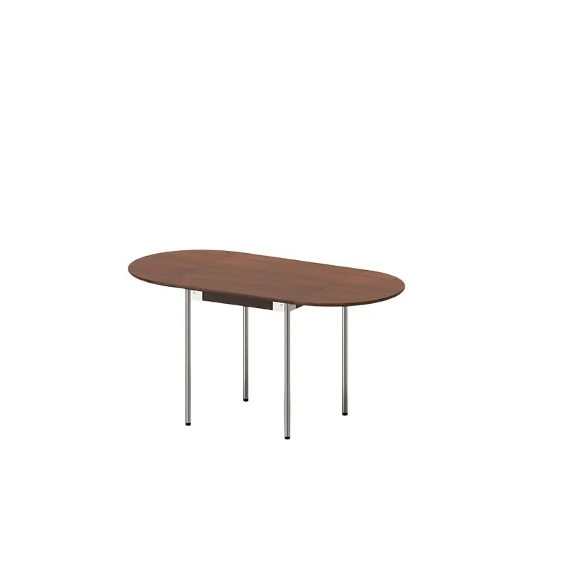 Retro foldable oval solid wood dining table, household small retractable dining table, household table
Retro foldable oval solid wood dining table, household small retractable dining table, household table