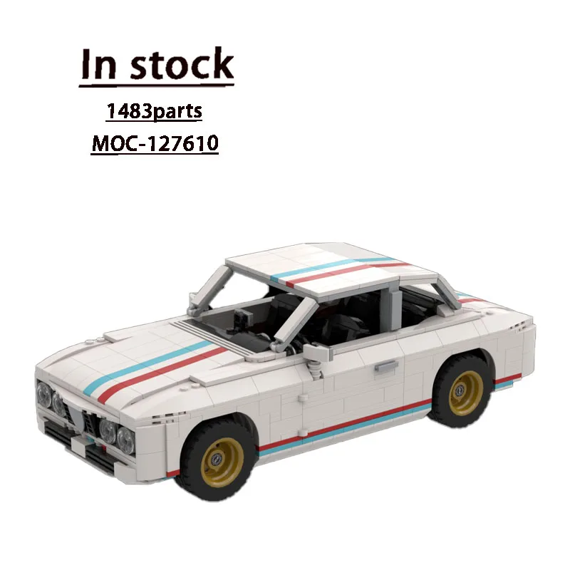 MOC-127610 Classic Race GTAM Racing Sports Car Building Block Model 1483 Parts Boy Kids Birthday Building Blocks Toy Gift
MOC-127610 Classic Race GTAM Racing Sports Car Building Block Model 1483 Parts Boy Kids Birthday Building Blocks Toy Gift