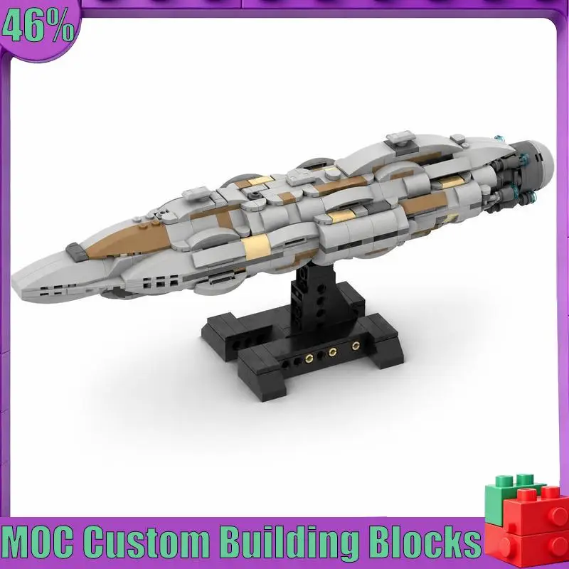 NEW 624PCS Sci Fi Interstellar Cruiser MOC Space Vessel Model DIY Assembly Blocks Holiday Gift For Spacecraft Hobby Collectors
NEW 624PCS Sci Fi Interstellar Cruiser MOC Space Vessel Model DIY Assembly Blocks Holiday Gift For Spacecraft Hobby Collectors