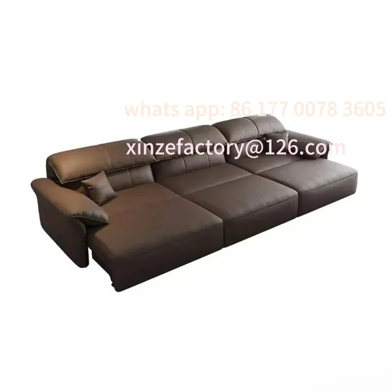 Customizable Electric Genuine Leather Sofa Bed Convertible Recliner – Modern Sectional Sleeper Couch with Adjustable Seats
Customizable Electric Genuine Leather Sofa Bed Convertible Recliner – Modern Sectional Sleeper Couch with Adjustable Seats