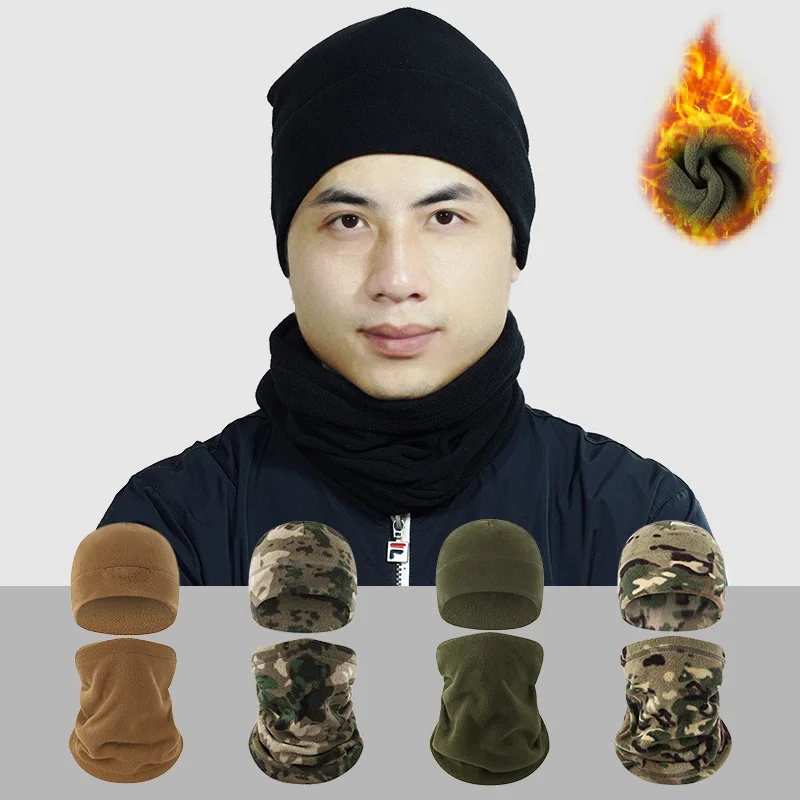 Winter Products Polar Fleece Cap Sports Cold Windproof Neck Warmer Gaiter Tactical Beanie Hat And Scarf Set For Men Women
Winter Products Polar Fleece Cap Sports Cold Windproof Neck Warmer Gaiter Tactical Beanie Hat And Scarf Set For Men Women