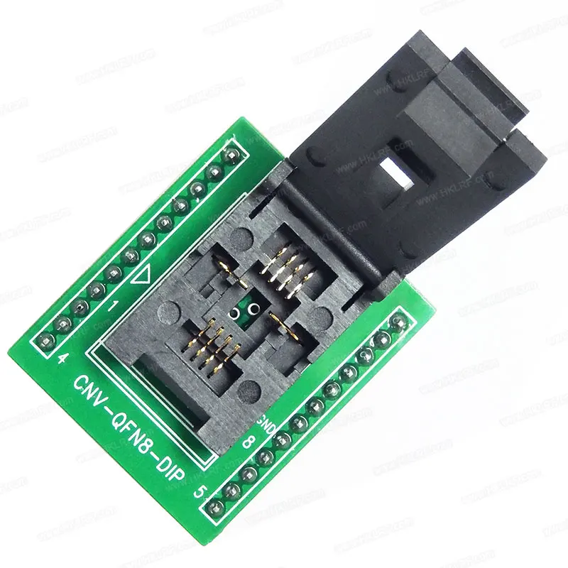 IC Adapter DFN8 QFN8 to DIP8(24pin) CNV-QFN8-DIP Programmer Adapter Sockets DFN8 MLF8 8*6
IC Adapter DFN8 QFN8 to DIP8(24pin) CNV-QFN8-DIP Programmer Adapter Sockets DFN8 MLF8 8*6