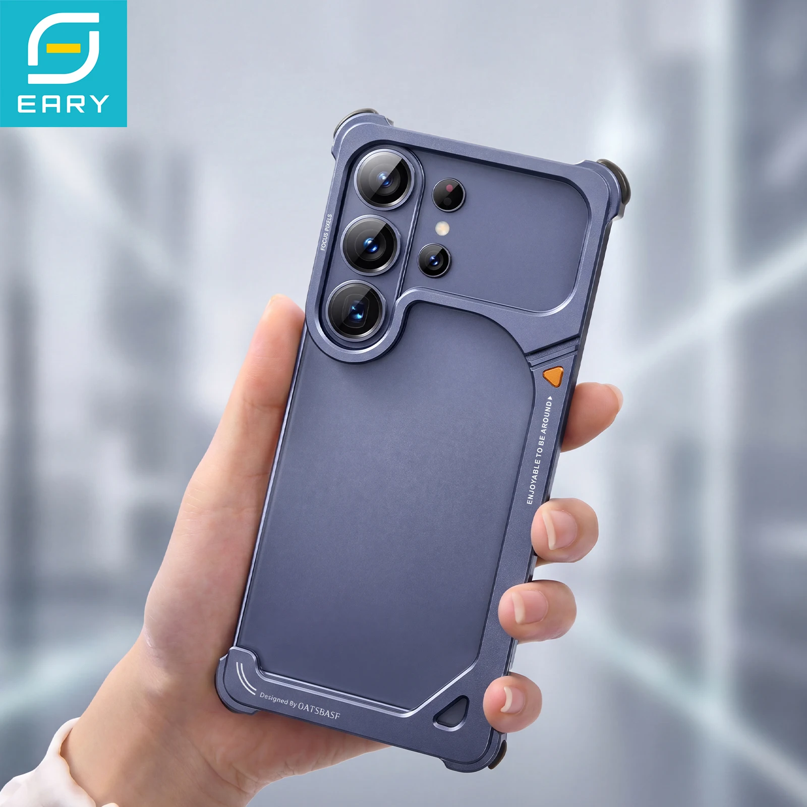 Eary Metal Frameless Bumper Case for Samsung Galaxy S26 Ultra 9 Shaped Slim Cover 0-90°Adjustable Stand Shockproof Protect Shell
Eary Metal Frameless Bumper Case for Samsung Galaxy S26 Ultra 9 Shaped Slim Cover 0-90°Adjustable Stand Shockproof Protect Shell