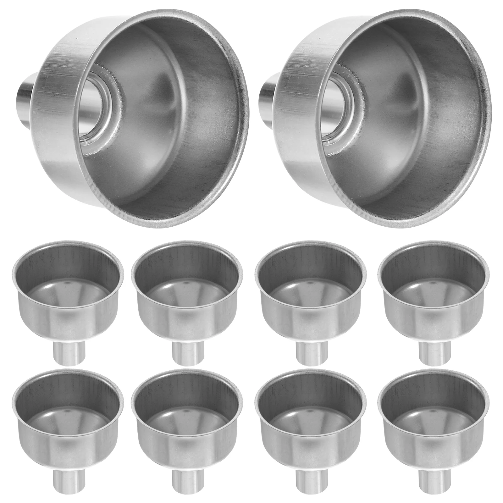 10 Pcs Running Stainless Steel Funnel Canning Tiny Funnels for Filling Small Bottles Perfume Mini
10 Pcs Running Stainless Steel Funnel Canning Tiny Funnels for Filling Small Bottles Perfume Mini
