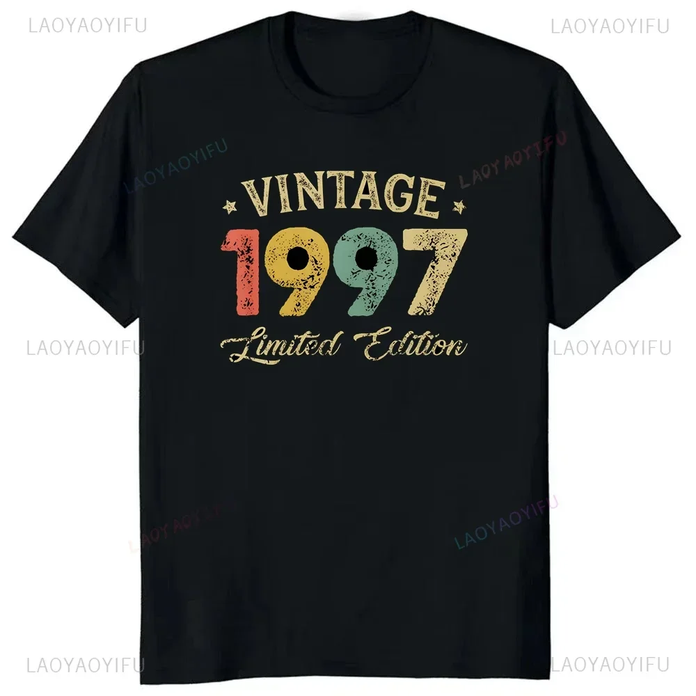 Boyfriend Husband 27th Birthday Gift Vintage Style 1997 Limited Edition 27th Birthday Man Amazing Printed T-shirt
Boyfriend Husband 27th Birthday Gift Vintage Style 1997 Limited Edition 27th Birthday Man Amazing Printed T-shirt