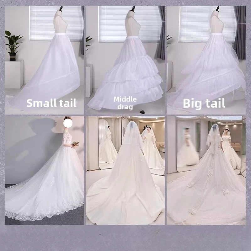 Qi-style Trailing Bustle, Enlarged and Super Fluffy, Adjustable Bridal petticoat Catwalk Hair-styling Fishbone Lined Skirt
Qi-style Trailing Bustle, Enlarged and Super Fluffy, Adjustable Bridal petticoat Catwalk Hair-styling Fishbone Lined Skirt
