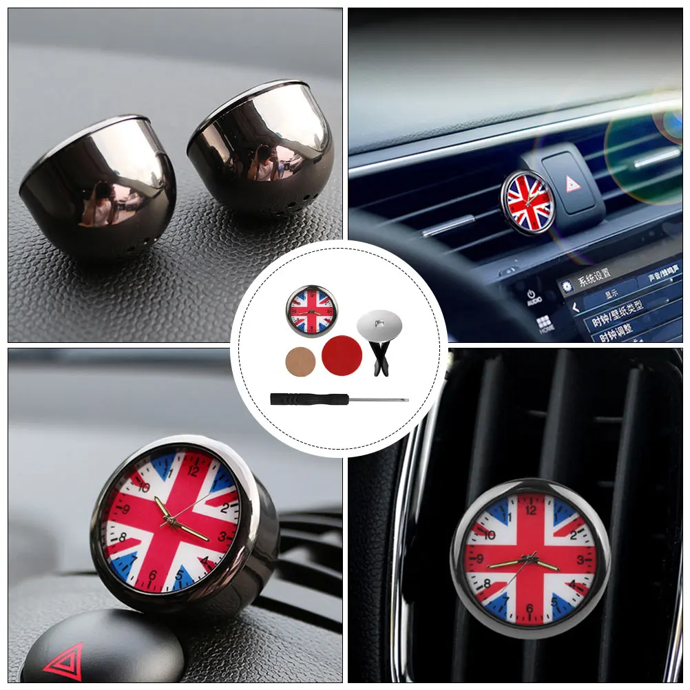 1 set 1 Set Durable Mini Union Jack Car Clock Decor Steel British Flag Design For Car Interior Easy Install Unique Timepiece
1 set 1 Set Durable Mini Union Jack Car Clock Decor Steel British Flag Design For Car Interior Easy Install Unique Timepiece