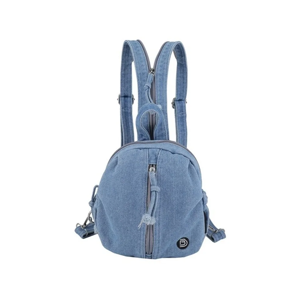 Stylish Soft Denim Denim Backpack Vintage Washed Multi Purpose Crossbody Bag Versatile Lightweight Travel Mini Purse Casual Wear
Stylish Soft Denim Denim Backpack Vintage Washed Multi Purpose Crossbody Bag Versatile Lightweight Travel Mini Purse Casual Wear