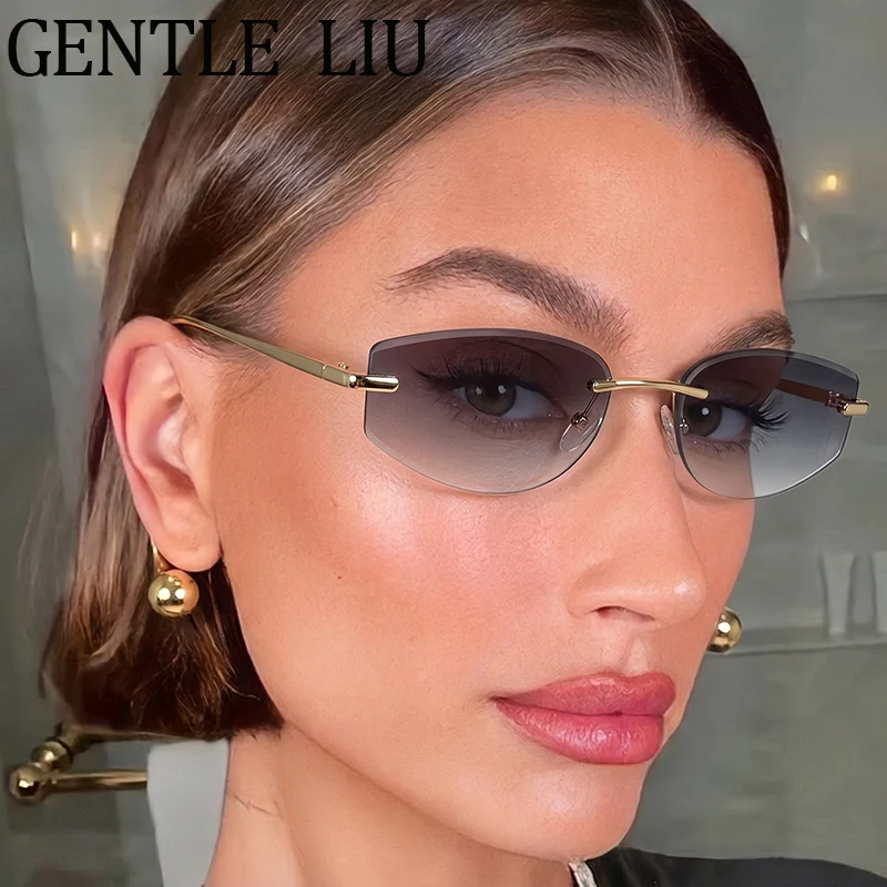 Y2K Punk Square Rimless Sunglasses Women 2026 Luxury Brand Teardrop Pendant Metal Frame Polygon Sun Glasses Lady Eyewear Shades
Y2K Punk Square Rimless Sunglasses Women 2026 Luxury Brand Teardrop Pendant Metal Frame Polygon Sun Glasses Lady Eyewear Shades