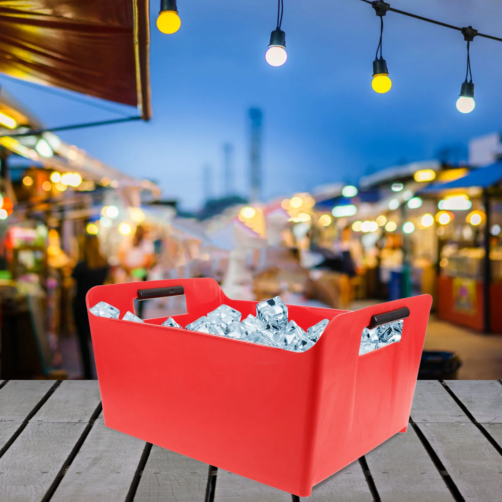 Beer Bucket V-Shaped Green Handle Square Acrylic Cocktail Party Ice Cube Buckets Reusable Beverage Containers Portable
Beer Bucket V-Shaped Green Handle Square Acrylic Cocktail Party Ice Cube Buckets Reusable Beverage Containers Portable