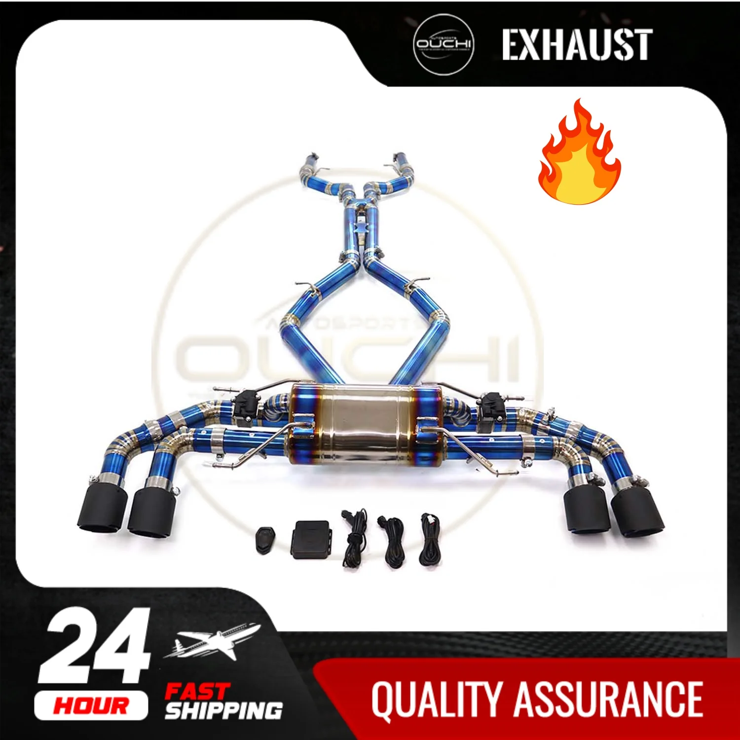 Fast Shipping in 24 Hours Performance Catback for Alfa Romeo Guilia 2.9T OUCHI Titanium Exhaust System With Valve Tips
Fast Shipping in 24 Hours Performance Catback for Alfa Romeo Guilia 2.9T OUCHI Titanium Exhaust System With Valve Tips