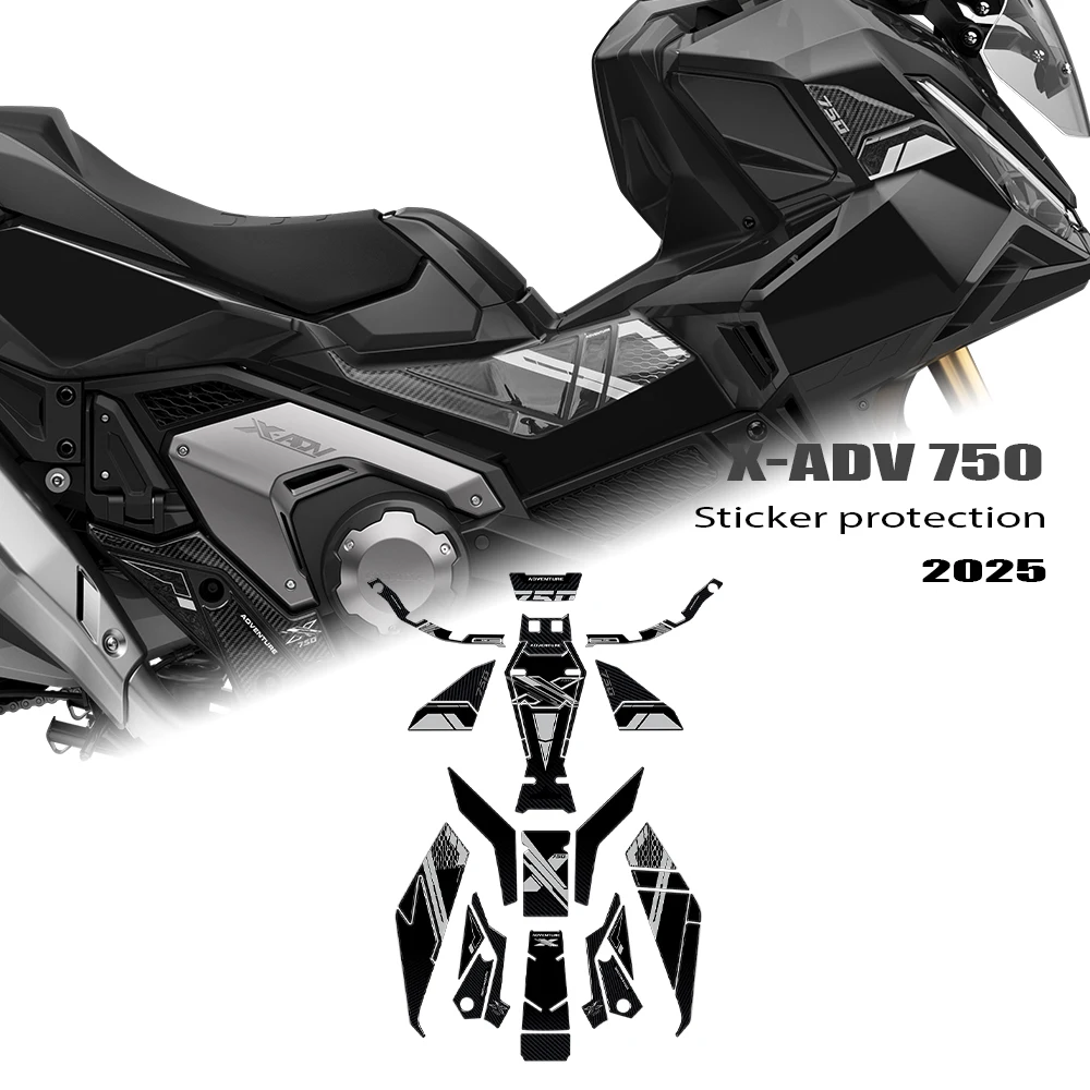 Наклейки на мотоцикл, 3D-наклейка из смолы, защита для Honda X-ADV 750 2025, сторона бака
Наклейки на мотоцикл, 3D-наклейка из смолы, защита для Honda X-ADV 750 2025, сторона бака