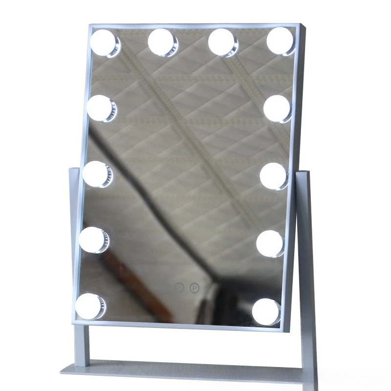 Portable led makeup mirror, desktop desktop with light bulb, vanity mirror Internet celebrity high definition beauty
Portable led makeup mirror, desktop desktop with light bulb, vanity mirror Internet celebrity high definition beauty