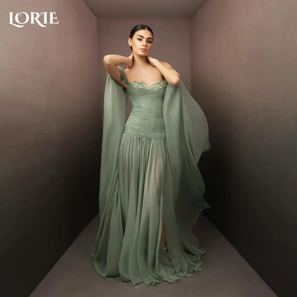 LORIE Shiny Satin Mermaid Evening Dress Sweetheart Ruffle Bobycon Prom Dress Sexy Pleats Party Gown Customized Brithdays Dress
LORIE Shiny Satin Mermaid Evening Dress Sweetheart Ruffle Bobycon Prom Dress Sexy Pleats Party Gown Customized Brithdays Dress