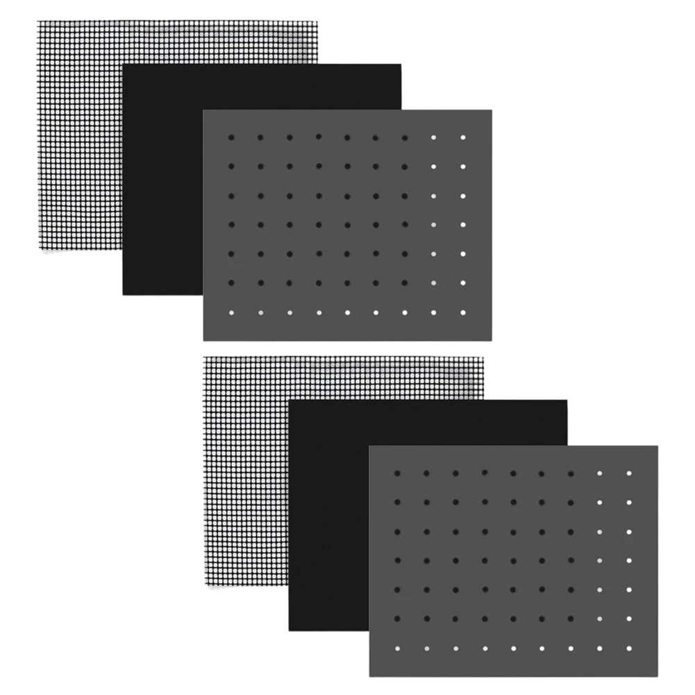 6Pack Reusable Silicone Non-Stick Air Fryer & Oven Pad - Mesh, Perforated & Solid For Air Fryer, Baking & Roasting
6Pack Reusable Silicone Non-Stick Air Fryer & Oven Pad - Mesh, Perforated & Solid For Air Fryer, Baking & Roasting