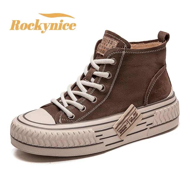 2026 New Spring Genuine Leather Sneakers Women White Shoes Lace-up Sewing Flats Handmade Leisure Comfortable High-top Shoes 4CM
2026 New Spring Genuine Leather Sneakers Women White Shoes Lace-up Sewing Flats Handmade Leisure Comfortable High-top Shoes 4CM