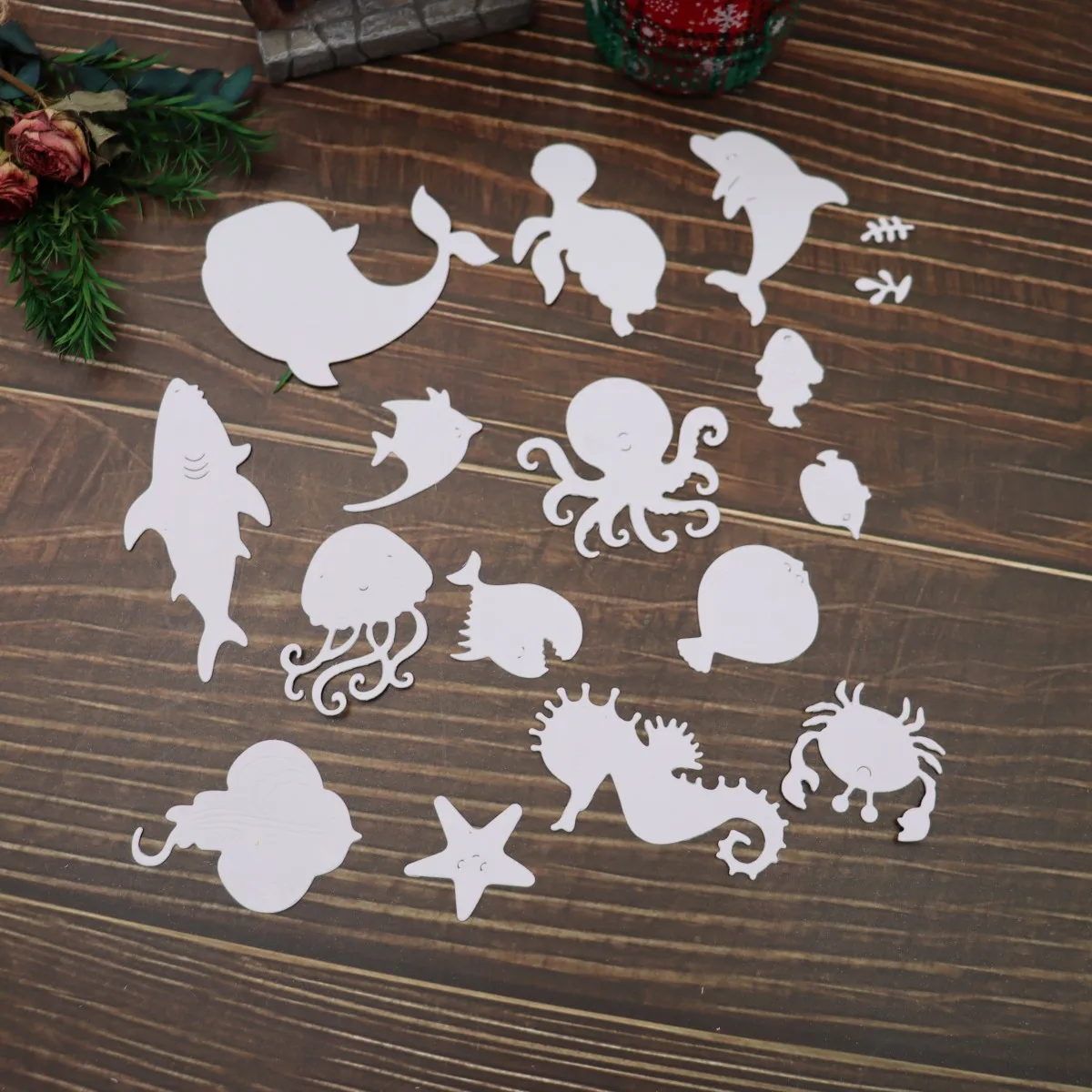 Fish Marine Life Set Metal Cutting Dies Scrapbooking Album Paper Cards Decorative Crafts Embossing Carbon Steel Mold Die Cuts
Fish Marine Life Set Metal Cutting Dies Scrapbooking Album Paper Cards Decorative Crafts Embossing Carbon Steel Mold Die Cuts