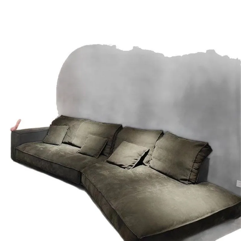 Fabric sofa super wide sitting deep Italian light luxury super soft down matte cloth
Fabric sofa super wide sitting deep Italian light luxury super soft down matte cloth