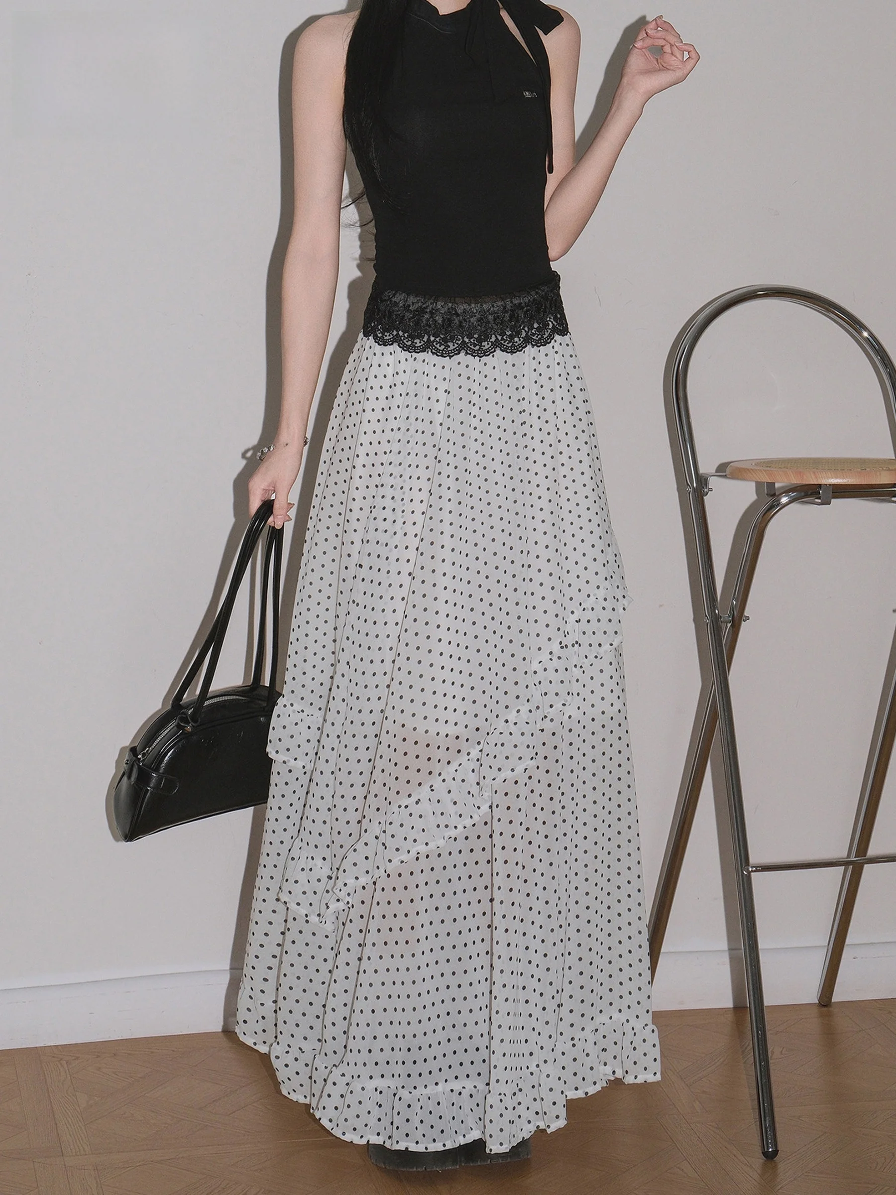 Retro Polka Dot Asymmetrical Half Length Skirt Women's New 2026 Summer High Waist Slimming Drifting Design Sense Cake Skirt
Retro Polka Dot Asymmetrical Half Length Skirt Women's New 2026 Summer High Waist Slimming Drifting Design Sense Cake Skirt