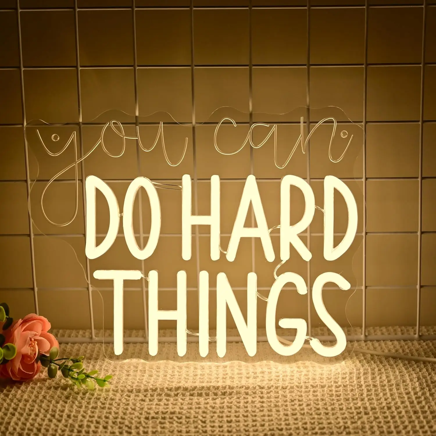 You Can Do Hard Things Neon Sign Positive Inspirational LED Neon Light Dimmable for Bedroom Back To Classroom Dorm Decor Gifts
You Can Do Hard Things Neon Sign Positive Inspirational LED Neon Light Dimmable for Bedroom Back To Classroom Dorm Decor Gifts