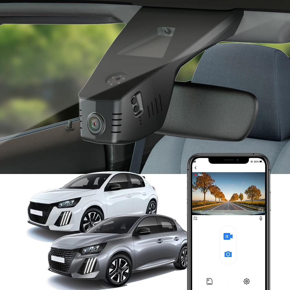 Fitcamx 4K Dash Cam for Peugeot 208 & e-208 2020-2025, Ultra HD Dash Camera, 170° Wide Lens, G-Sensor, Seamless Video Recorder
Fitcamx 4K Dash Cam for Peugeot 208 & e-208 2020-2025, Ultra HD Dash Camera, 170° Wide Lens, G-Sensor, Seamless Video Recorder