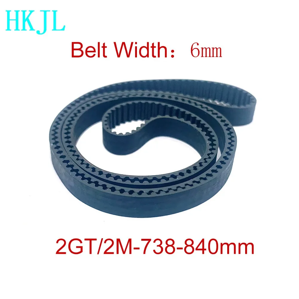 2M 2GT Synchronous Timing Belt Pitch Length 738 740 750 752 760 782 784 800 810 840 Width 6mm Rubber Closed
2M 2GT Synchronous Timing Belt Pitch Length 738 740 750 752 760 782 784 800 810 840 Width 6mm Rubber Closed